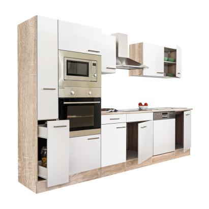 Leziter Mobilă de bucătărie Yorki 310 cu cuptor și cuptor cu microunde Mobalis Homvera