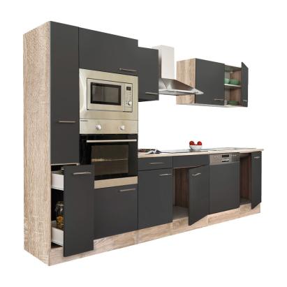 Leziter Mobilă de bucătărie Yorki 310 cu cuptor și cuptor cu microunde Mobalis Homvera