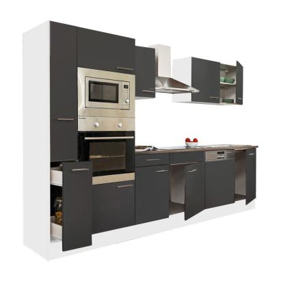 Leziter Mobilă de bucătărie Yorki 310 cu cuptor și cuptor cu microunde Mobalis Homvera