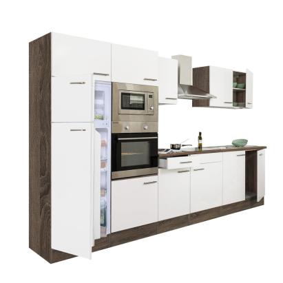 Leziter Mobilă de bucătărie Yorki 330 cu frigider cu congelator superior Mobalis Homvera