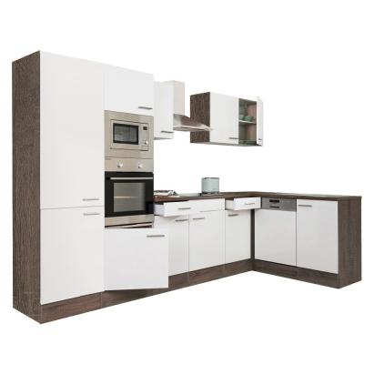 Leziter Unitate de bucătărie de colț Yorki 340 cu cuptor și cuptor cu microunde Mobalis Homvera