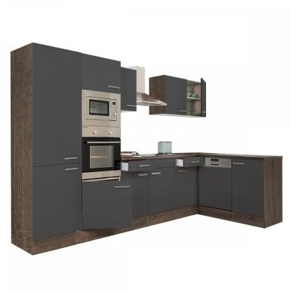 Leziter Unitate de bucătărie de colț Yorki 340 cu cuptor și cuptor cu microunde Mobalis Homvera