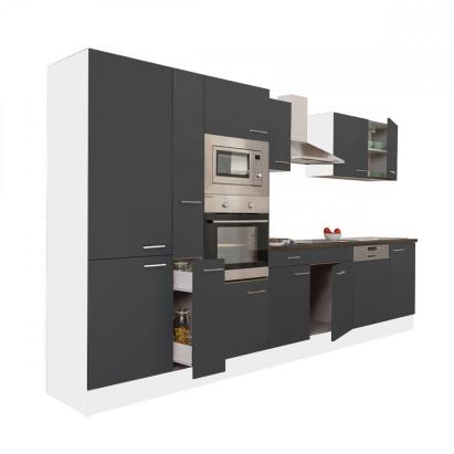 Leziter Mobilă de bucătărie Yorki 370 cu cuptor și cuptor cu microunde Mobalis Homvera