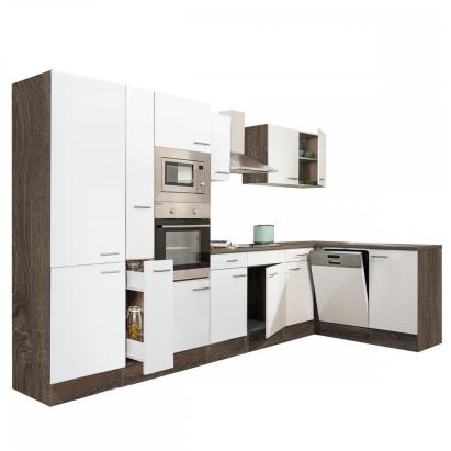 Leziter Unitate de bucătărie de colț Yorki 370 cu cuptor și cuptor cu microunde Mobalis Homvera