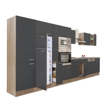 Leziter Mobilier de bucătărie Yorki 430 cu frigider cu congelator superior Mobalis Homvera