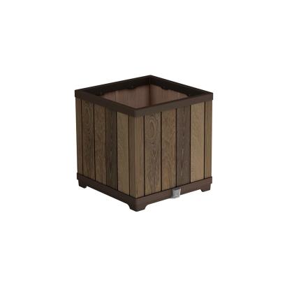 Curver Cutie decorativă pătrată din plastic pentru flori, 61 L Mobalis Homvera