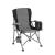 Leziter Scaun de pescuit Leziter Comfort cu cotiere și suport pentru pahare, gri Mobalis Homvera