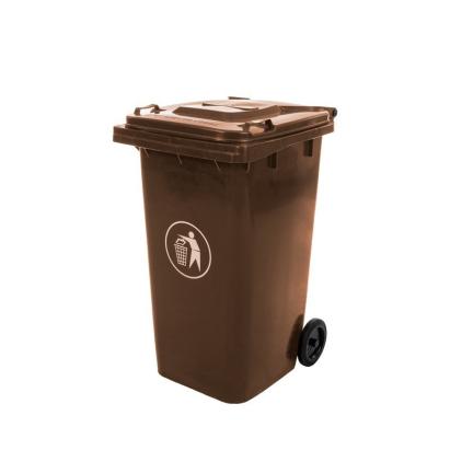 Mirpol Container deșeuri 240L maro Mobalis Homvera