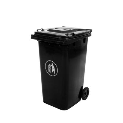 Mirpol Container deșeuri 240L negru Mobalis Homvera