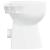Toaletă fără bord 7 cm înălțime suplimentară închidere ușoară ceramică albă GartenMobel Dekor