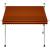 Copertină retractabilă manual, portocaliu și maro, 200 cm GartenMobel Dekor