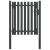 Poartă de gard grădină, antracit, 1 x 1,5 m, oțel GartenMobel Dekor