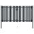 Poartă de gard dublă, antracit, 306 x 220 cm, oțel GartenMobel Dekor