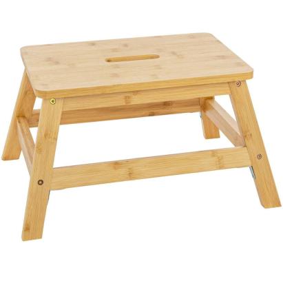 Scaunel 5Five bambus 1 treapta, 26x25x38 cm, bej Household NewTrend