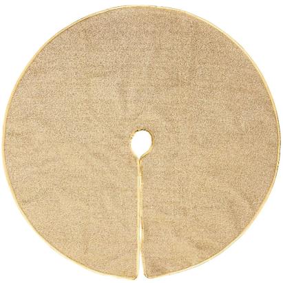 Covoras de pus sub bradul de Craciun, diametru 90 cm, auriu Household NewTrend