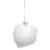 Glob decorativ Atmosphera cu finisaj pufos, diametru 8 cm, alb Household NewTrend
