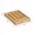 Organizator tacamuri 5Five din bambus si MDF cu 5 compartimente, 34x25 cm, maro natural Household NewTrend