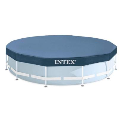 Prelata rotunda pentru piscina Intex 28030, D305xH25 cm, PVC, bleumarin Household NewTrend