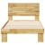Cadru pat cu tăblie fără saltea 80x200 cm lemn masiv de stejar GartenMobel Dekor