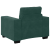 Set de canapea 3 pcs Verde închis 221 x 78 x 80 cm Catifea GartenMobel Dekor
