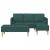 Set de canapea 2 pcs Verde închis 173 x 131 x 67 cm țesătură GartenMobel Dekor