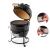 Gratar gradina, grill rotund, ceramic, cu capac, 35x40.5x55 cm, Kamado Egg 13  GartenVIP DiyLine
