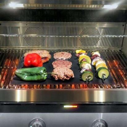 Leziter Set de 4 tăvi de copt din teflon GrillMat Mobalis Homvera
