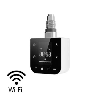 Leziter Cartuș de încălzire Wifi pentru radiator de prosoape cu regulator digital de temperatură 600W alb Mobalis Homvera