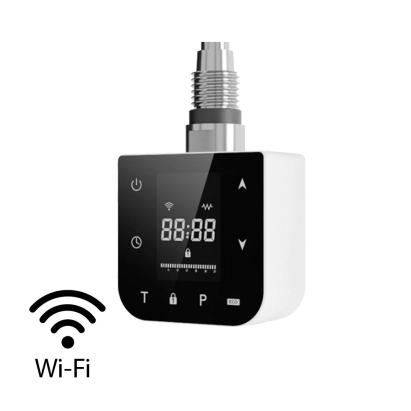 Leziter Cartuș de încălzire Wifi pentru radiator de prosoape cu regulator digital de temperatură 800W alb Mobalis Homvera