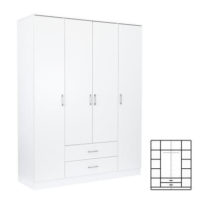 Leziter Dulap Miami 160x205 cm alb-alb Mobalis Homvera