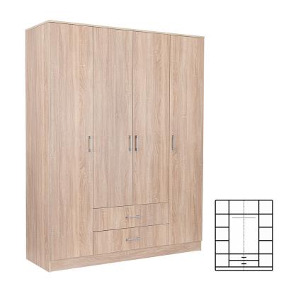 Leziter Dulap Miami 160x205 cm stejar sonoma-stejar sonoma Mobalis Homvera