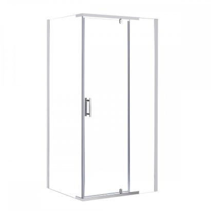Leziter Cabină de duș asimetrică Galatro 80x100 cm fără cădiță de duș Mobalis Homvera