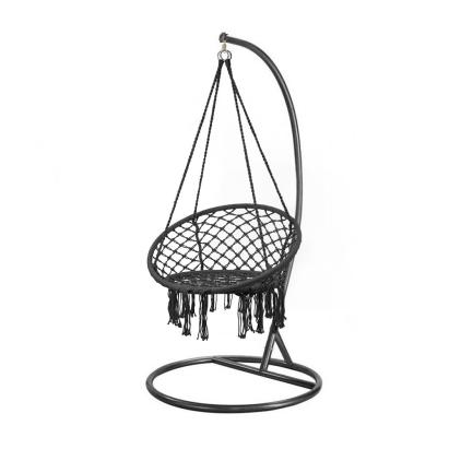 Leziter Scaun suspendat Cardenas cu suport negru-negru Mobalis Homvera