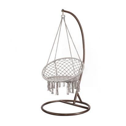 Leziter Scaun suspendat Cardenas cu suport gri-maro Mobalis Homvera