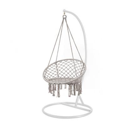 Leziter Scaun suspendat Cardenas cu suport gri-alb Mobalis Homvera