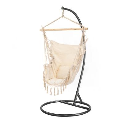 Leziter Scaun suspendat Puerto cu suport bej-negru Mobalis Homvera