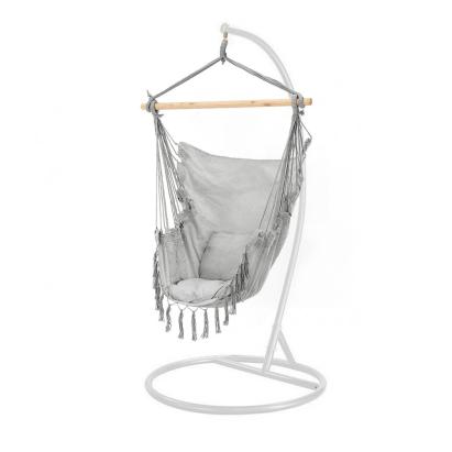 Leziter Scaun suspendat Puerto cu suport gri-alb Mobalis Homvera