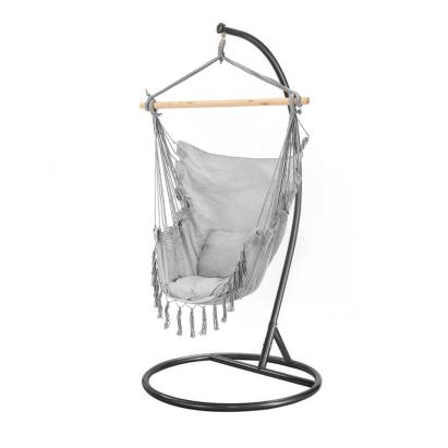 Leziter Scaun suspendat Puerto cu suport gri-negru Mobalis Homvera