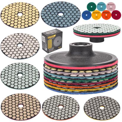 Powermat Set de discuri abrazive diamantate PM-DPP-100TS Mobalis Homvera