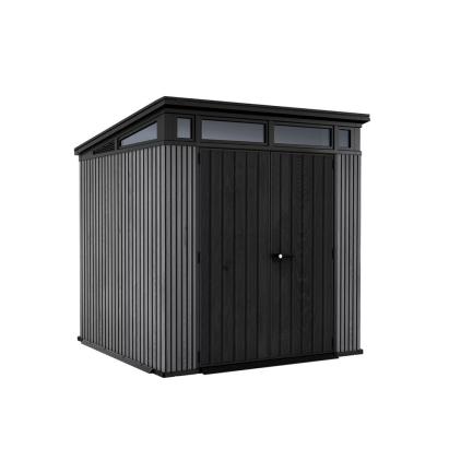 Curver Căsuță de grădină din plastic Signature PENT 7x7, gri venețian Mobalis Homvera