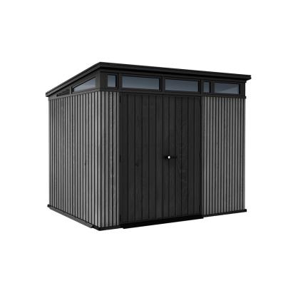 Curver Căsuță de grădină din plastic Signature PENT 9x7, gri venețian Mobalis Homvera