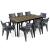 Curver Set de mobilier de grădină Amari Large 8 în 1, frasin-grafit Mobalis Homvera