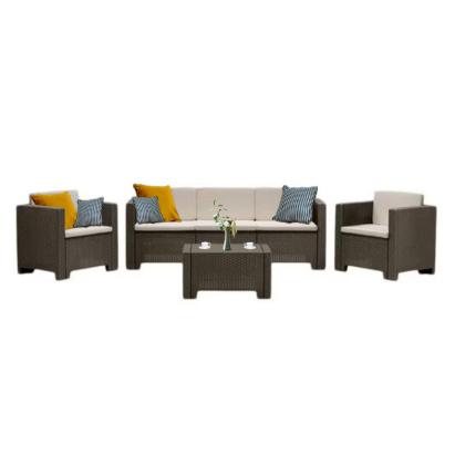 Leziter Set de mobilier de grădină City cu 5 locuri Mobalis Homvera