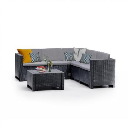 Leziter Set de mobilier de grădină City Corner Mobalis Homvera