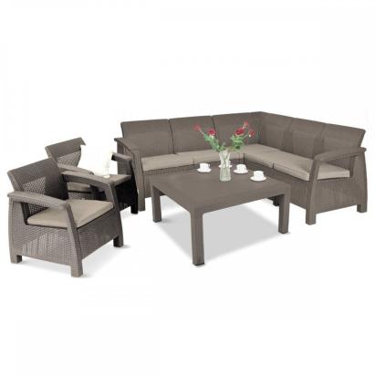 Curver Set de mobilier de grădină Corfu relax duo Mobalis Homvera