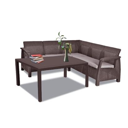 Curver Set de mobilier de grădină Corfu Relax cu masă melodică Mobalis Homvera