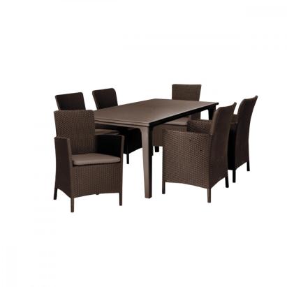 Curver Set de mobilier de grădină Futura 6 în 1 Mobalis Homvera