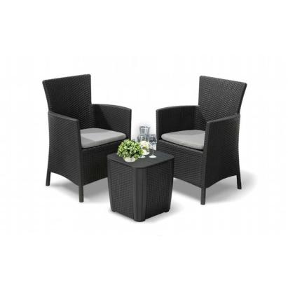 Curver Set mobilier de grădină pentru balcon Iowa II cu masă Mobalis Homvera