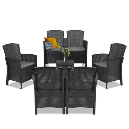 Leziter Set de mobilier de grădină Lima cu 6 locuri Mobalis Homvera
