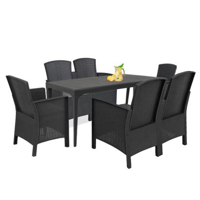 Leziter Set de mobilier de grădină Lima VII 6 în 1 Mobalis Homvera